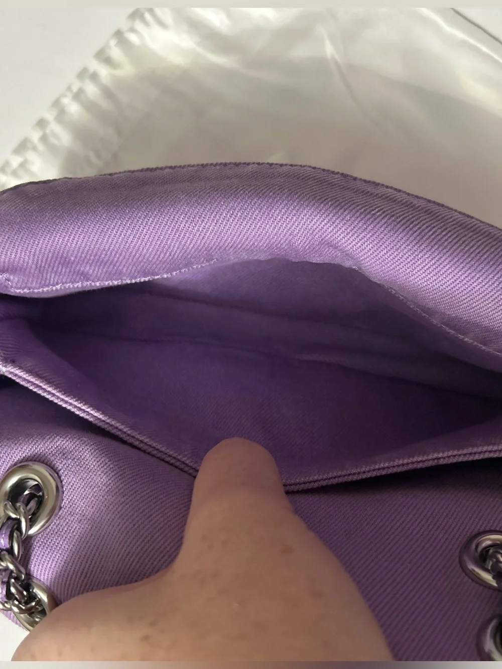 ⭐️Coach Quilted Pillow Tabby 20 Purple⭐️